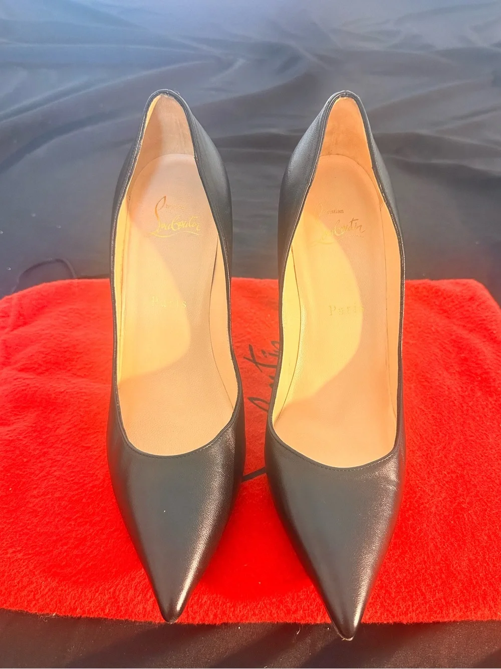Christian Louboutin Black Leather 